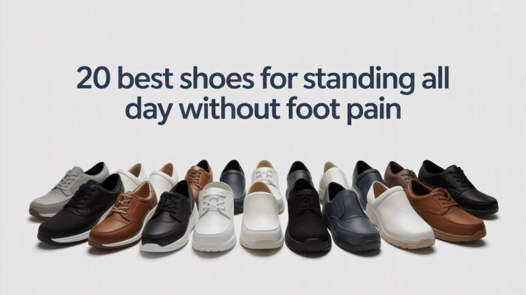 20 Best Shoes for Standing All Day Without Foot Pain