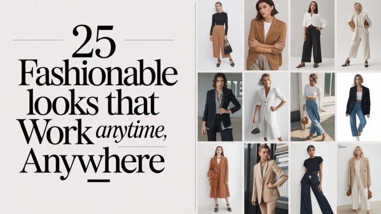 25 Fashionable Looks That Work Anytime, Anywhere