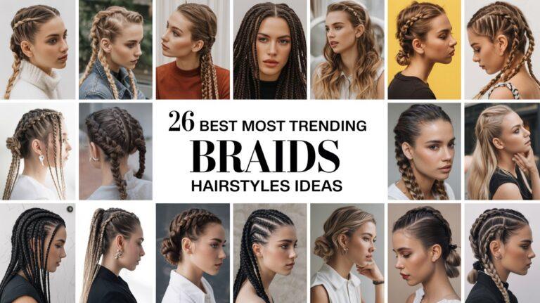 26 Best Most Trending Braids Hairstyles Ideas