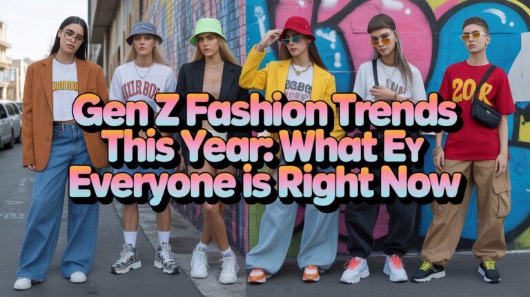 Gen Z Fashion Trends This year: What Everyone Is Wear Right Now