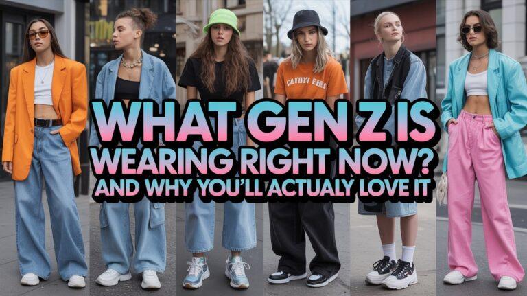 What Gen Z Is Wearing Right Now? And Why You’ll Actually Love It