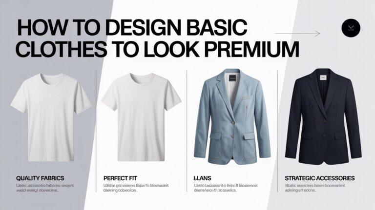 How to Design Basic Clothes to Look Premium